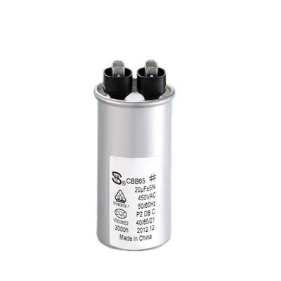 Tụ điện phim kim loại hóa 110-600vac Tụ điện động cơ máy bơm nước chống cháy nổ