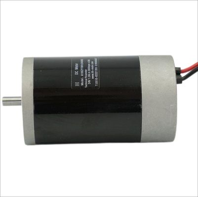 3500 vòng / phút Nam châm vĩnh cửu Chải động cơ DC 24-48V Động cơ bánh răng 100ZYT cho máy hái hoa