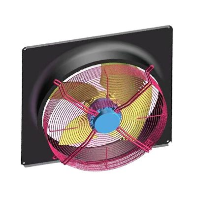 Quạt hút công nghiệp 380v Hướng trục 3 pha 700mm cho các bộ mô-đun làm mát bằng không khí