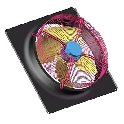 Quạt lưu lượng hướng trục nhỏ gọn 3 pha 900mm 380V cho các thiết bị AC trên sân thượng