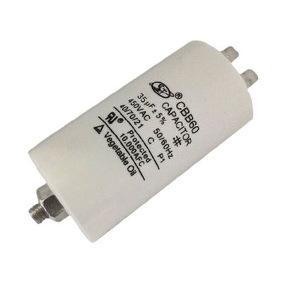 Tụ điện động cơ điện CBB 30-100Uf Dual Round Class C cho động cơ máy giặt
