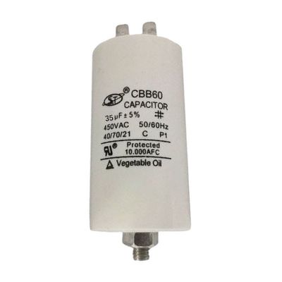 Tụ điện động cơ điện CBB 30-100Uf Dual Round Class C cho động cơ máy giặt