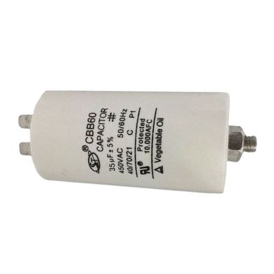 Tụ điện động cơ điện CBB 30-100Uf Dual Round Class C cho động cơ máy giặt